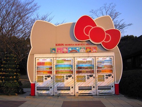 Hello Kitty Vending Machine Station
