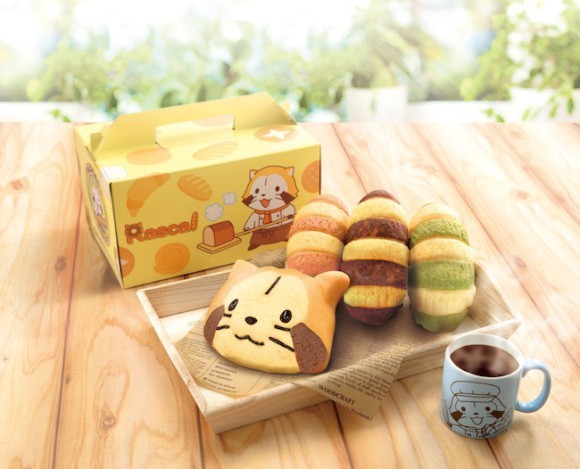 La panaderia Bandai presenta el Mapache Rascal