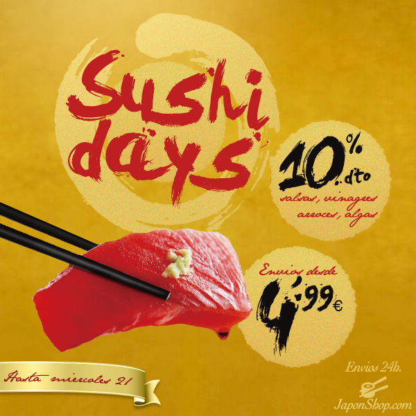 SushiDays celébralo con las OFERTAS de Japonshop