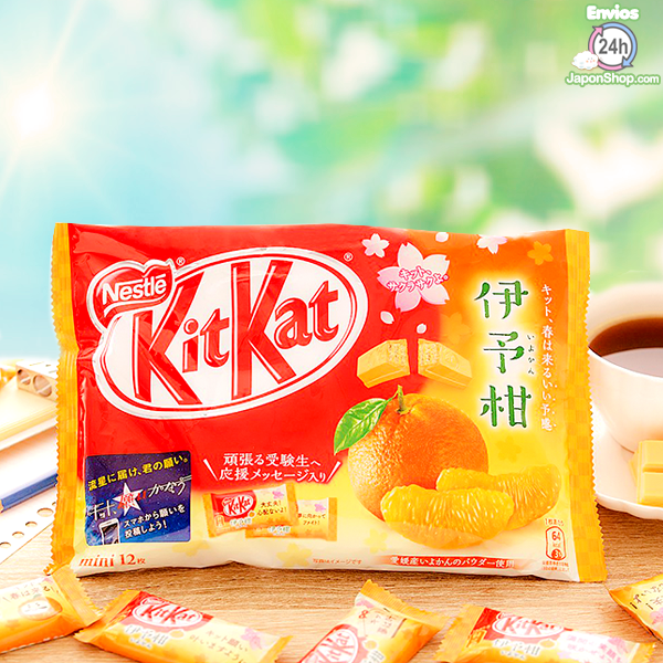 Probamos en JaponShop.com el KitKat Japones de naranja Iyokan