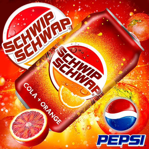 Pepsi Schwip Schwap Cola Naranja