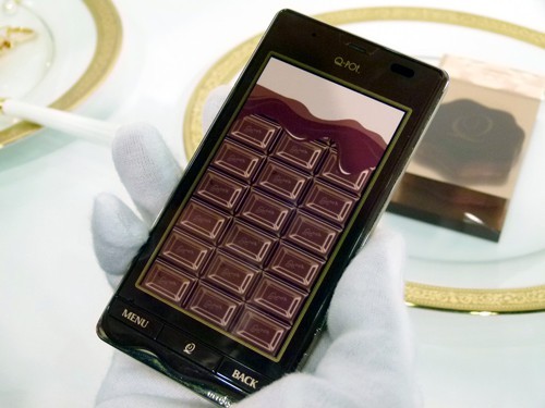 El Smartphone de chocolate fundido