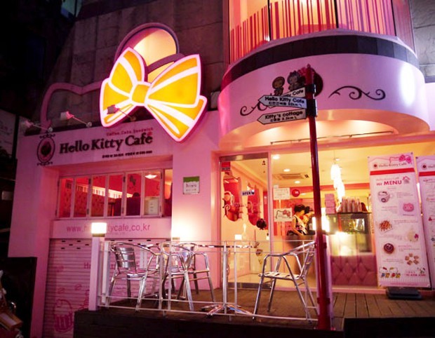 Cafeterías "Hello Kitty" en Seúl