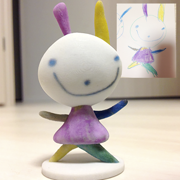 Lo último en Japón: Imprimir en 3D dibujos infantiles
