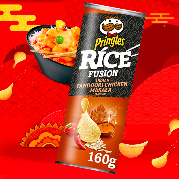 Nuevas Pringles Rice Fusion sabor Curry Rojo