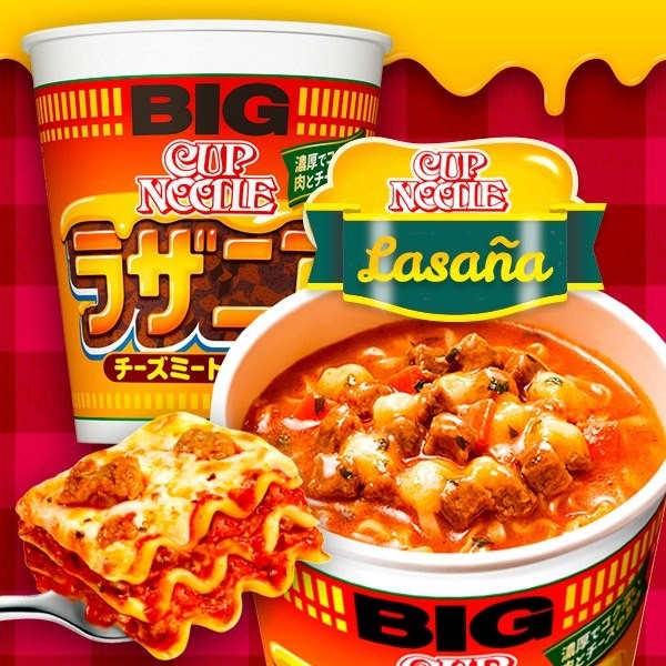 Nissin Cup Noodles Lasaña - Big Cup