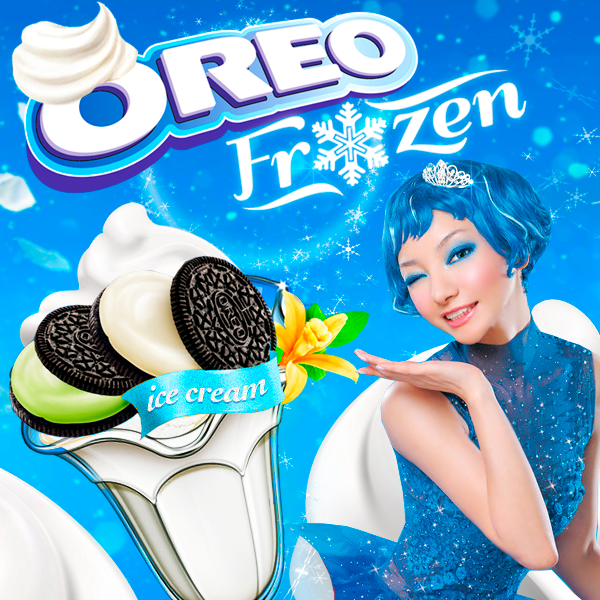 OREO Frozen Ice Cream ¡Para tomar frías!