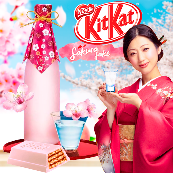 KIT KAT Japan Chocolatory Sake de Sakura