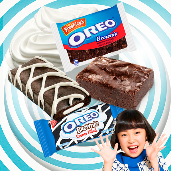 ¿Cuál de estos dos Brownies de Oreo será  tu favorito?