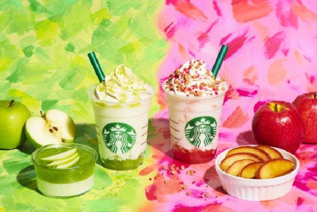 Dos nuevos frapuccinos de Manzana en Starbucks Japón