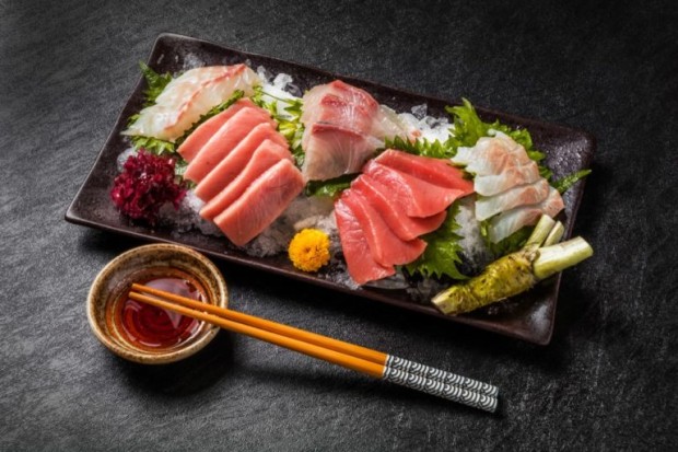 Sashimi en Japonshop (no el de la Vida Moderna)