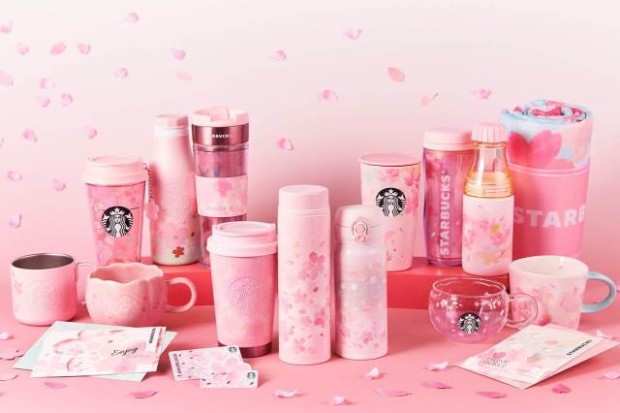 San Valentín con el nuevo merchan de Starbucks Japón Sakura Edition