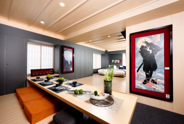 El Concilio Ninja japonés diseña una habitación de hotel alucinante! ¿La vemos?