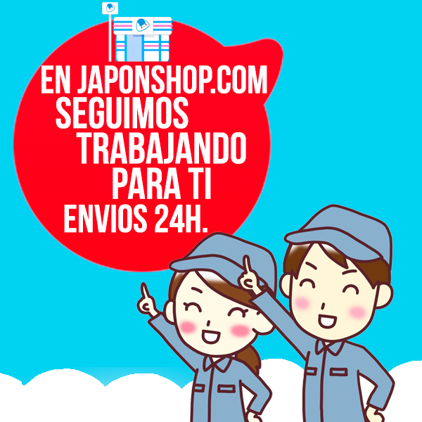 En JaponShop.com seguimos trabajando para ti con envíos 24H