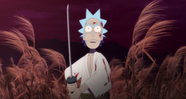 Corto animado de Rick and Morty: Samurai and Shogun!