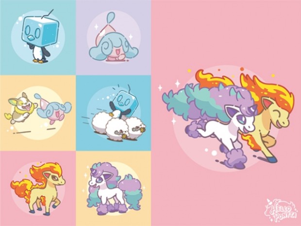 Pokémon X Milkfed collab para una colección de Ponyta