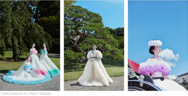 Tomo Koizumi colección de vestidos de novia muy originales