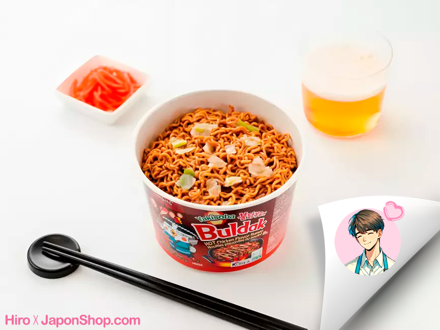 EL YAKISOBA BULDAK JAPONÉS : EL NUEVO FENÓMENO PICANTE QUE ARRASA EN JAPÓN Y JAPONSHOP.COM