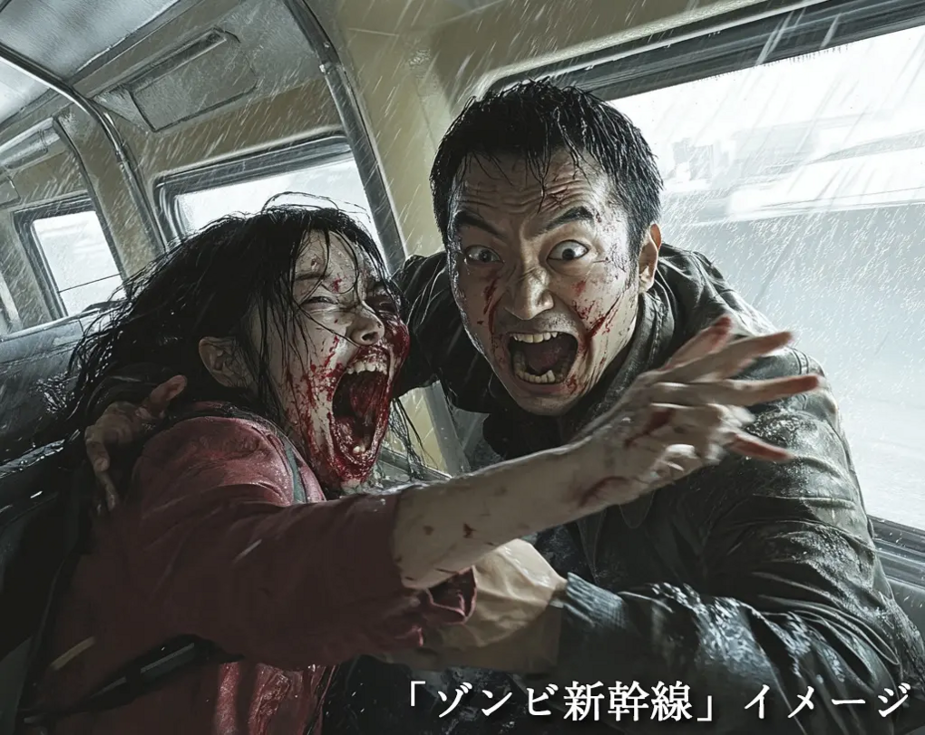 ¡EL PRIMER TREN BALA DE ZOMBIS EN EL MUNDO LLEGA A JAPÓN!