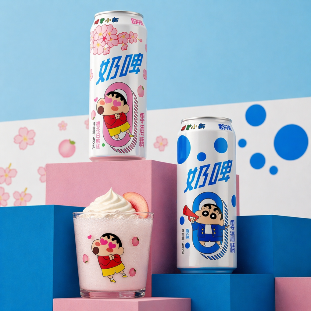 REFRESCO DE YOGUR CON GAS SHIN CHAN: LA BEBIDA ASIÁTICA QUE NO ESPERABAS
